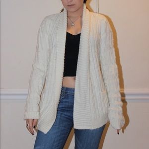 White Cardigan